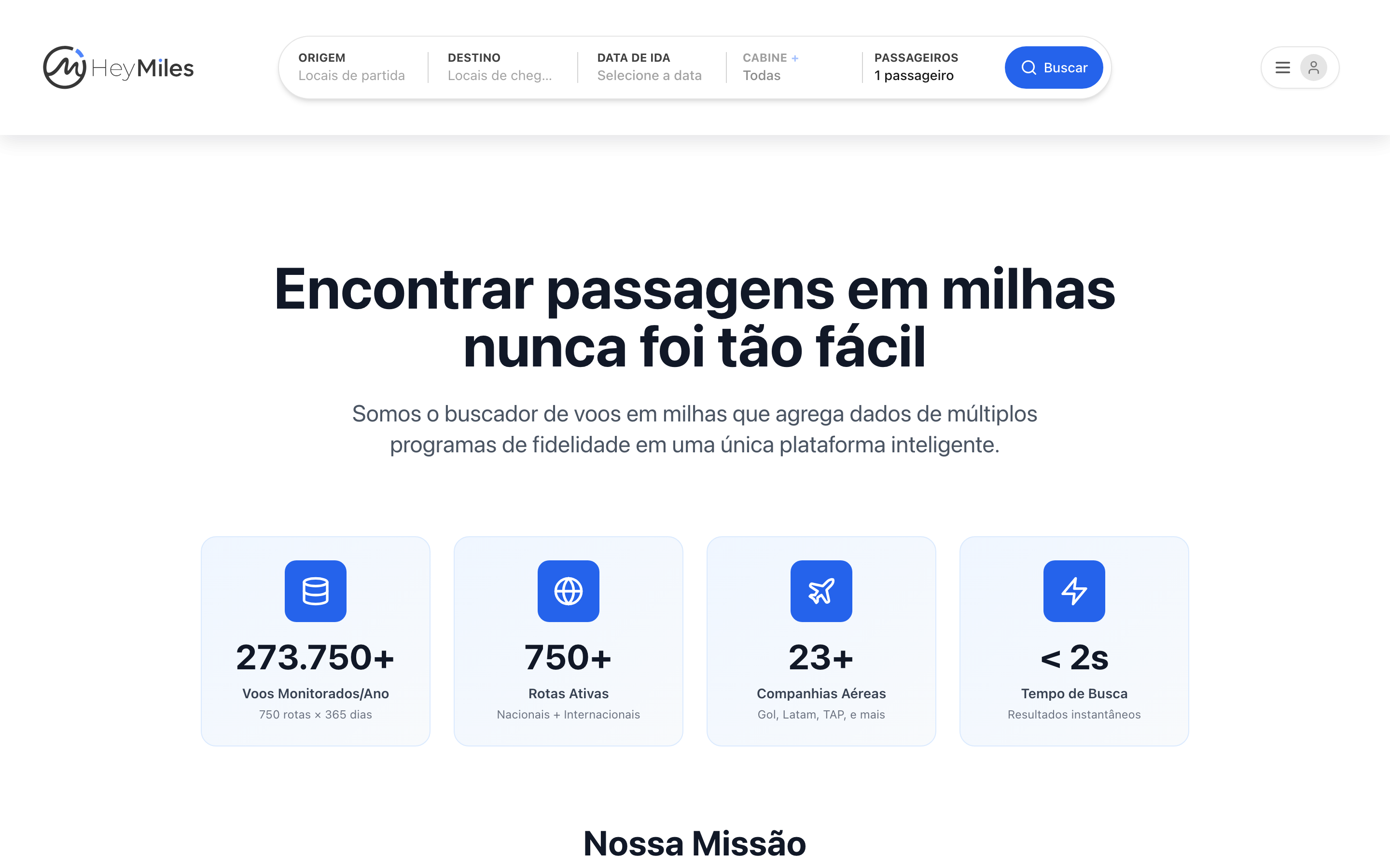About page with platform metrics